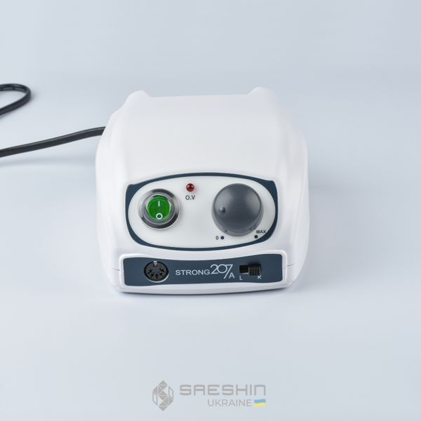 Фрезер для педикюра Strong 207A с ручкой Strong H400. 100% Оригинал sua022 фото